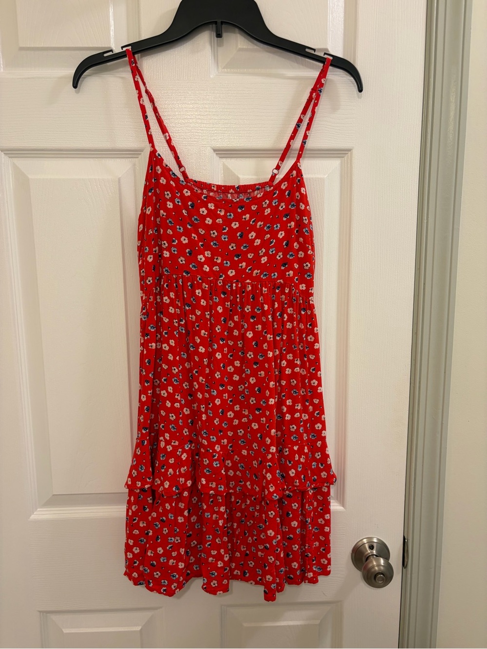 SO Red Floral Mini Dress